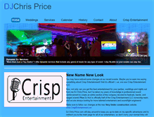 Tablet Screenshot of djchrisprice.com